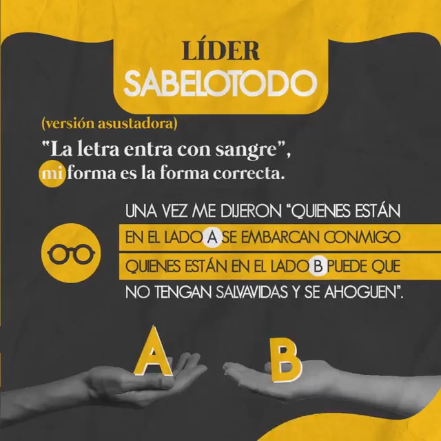 líder sabelotodo